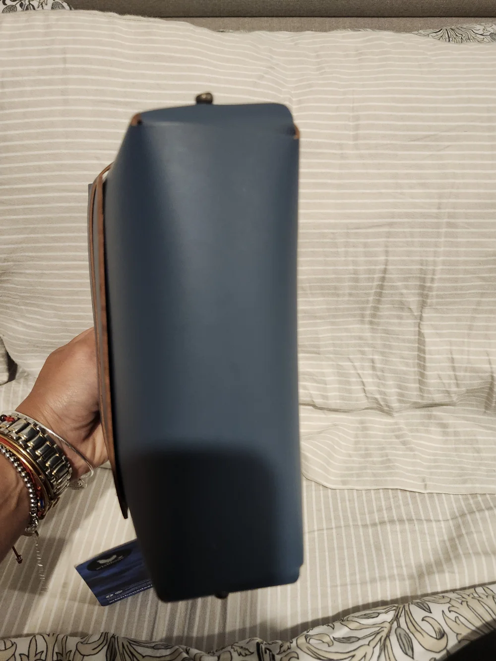 Wish Bone Design Blue Recycled Edition Bike Bag